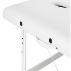 Sulankstomas masažo stalas BALANCE 3 segmentų baltas