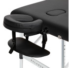 Sulankstomas masažo stalas BALANCE 3 segmentų juodas