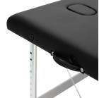 Sulankstomas masažo stalas BALANCE 3 segmentų juodas