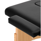 Sulankstomas masažo stalas BALANCE 3 segmentų juodas