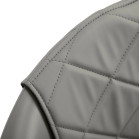 Kirpyklinė kėdė Hair System Halo, pilka-auksinė