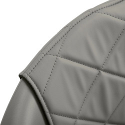 Kirpyklinė kėdė Hair System Halo pilka–juoda