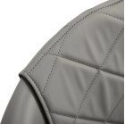 Kirpyklinė kėdė Hair System Halo pilka–juoda