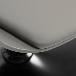 Kirpyklinė kėdė Hair System Halo pilka–juoda