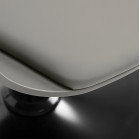 Kirpyklinė kėdė Hair System Halo pilka–juoda