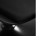 Kirpyklinė kėdė Hair System Halo juoda–juoda