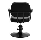 Kirpyklinė kėdė Hair System Tru juoda salonams