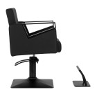 Kirpyklinė kėdė Hair System Duplex juoda salonams