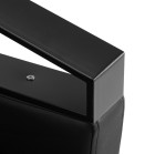 Kirpyklinė kėdė Hair System Duplex juoda salonams