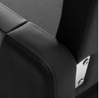 Kirpyklinė kėdė Hair System Duplex juoda salonams