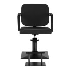 Kirpyklinė kėdė Hair System Edge juoda salonams