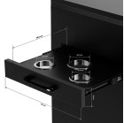 Kirpyklinė spintelė Gabbiano 2027B grožio salonams