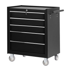 Kosmetologinė spintelė-vežimėlis Pro Ink 005, juoda