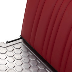 Barber krėslas Gabbiano Elias, raudonas