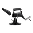 Barber krėslas Gabbiano Elias, juodas