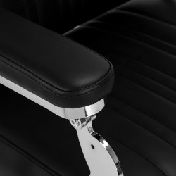 Barber krėslas Gabbiano Elias, juodas
