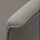 Barber krėslas Gabbiano Athena pilkas