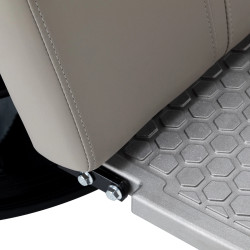 Barber krėslas Gabbiano Athena pilkas