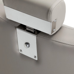 Barber krėslas Gabbiano Athena pilkas