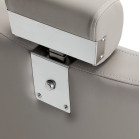 Barber krėslas Gabbiano Athena pilkas