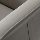 Barber krėslas Gabbiano Athena pilkas