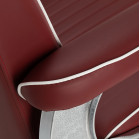 Barber krėslas Gabbiano Visionerio raudonas