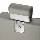 Barber krėslas Gabbiano Visionerio pilkas