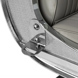 Barber krėslas Gabbiano Visionerio pilkas