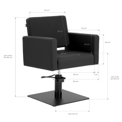 Kirpimo kėdė Gabbiano Vitoria juoda