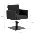 Kirpimo kėdė Gabbiano Vitoria juoda