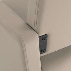 Kirpimo kėdė Gabbiano Vitoria pilkai smėlinė