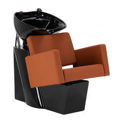 Kirpyklinė plautuvė Gabbiano Vitoria ruda