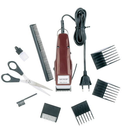 Moser 1400-0278 Burgundy Set – profesionali plaukų kirpimo mašinėlė
