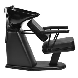 Kirpyklinė plautuvė Gabbiano Madryt juoda