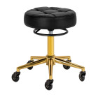 Meistro kėdė Gabbiano D054G juoda-auksinė