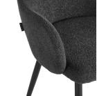 Kėdė 4Rico Intra, juoda | Grožio salonams