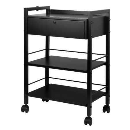 Kosmetologinis staliukas Pro Ink 1019A juodas salonams