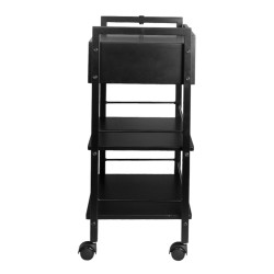 Kosmetologinis staliukas Pro Ink 1019A juodas salonams