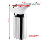 Kirpyklinė plautuvė Gabbiano Q-2460 salonams