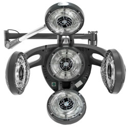 Infrazonas Gabbiano GD-505W pakabinamas, juodas