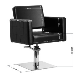 Kirpimo kėdė Gabbiano Ankara, juoda