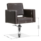 Kirpimo kėdė Gabbiano Ankara, tamsiai ruda