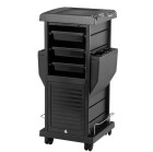 Kirpyklinis vežimėlis 100C, juodas – patogiam darbui salone