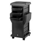 Kirpyklinis vežimėlis 100C, juodas – patogiam darbui salone