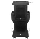 Kirpyklinis vežimėlis 100C, juodas – patogiam darbui salone