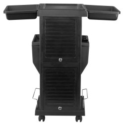 Kirpyklinis vežimėlis 100C, juodas – patogiam darbui salone