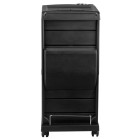 Kirpyklinis vežimėlis 100C, juodas – patogiam darbui salone