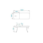 Masažo gultas Azzurro 328 grožio salonams