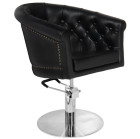 Kirpimo kėdė Gabbiano London, juoda