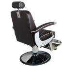 Barber kėdė Gabbiano Imperial, ruda – komfortas salonui
